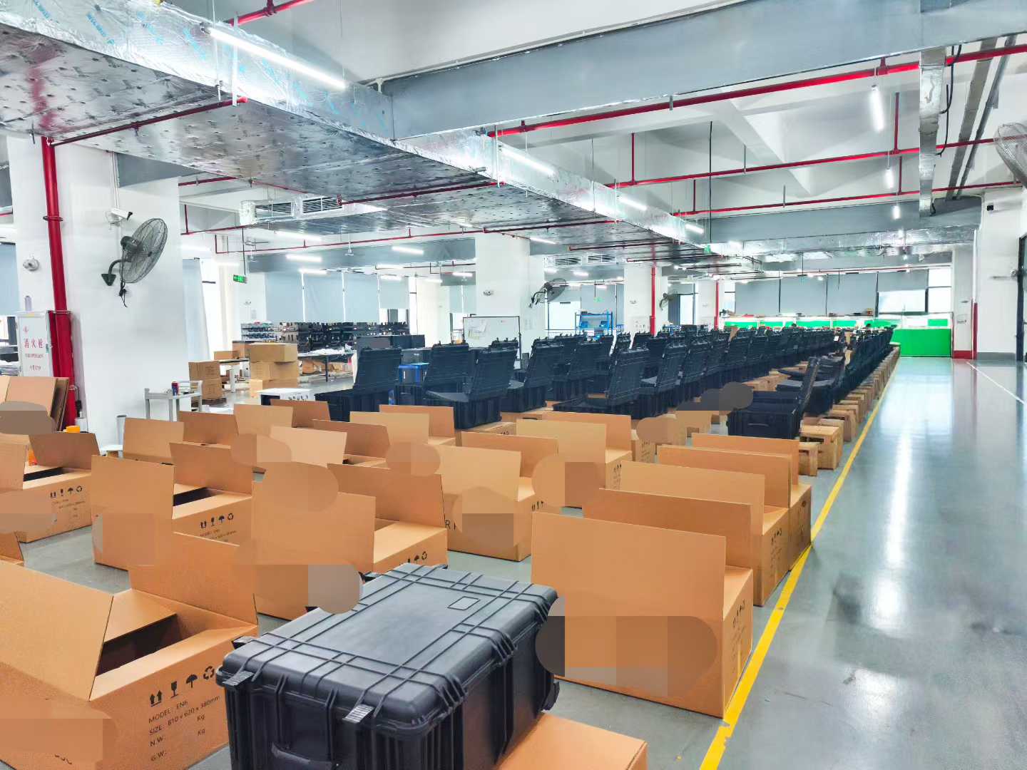 EnTrans production and packing area